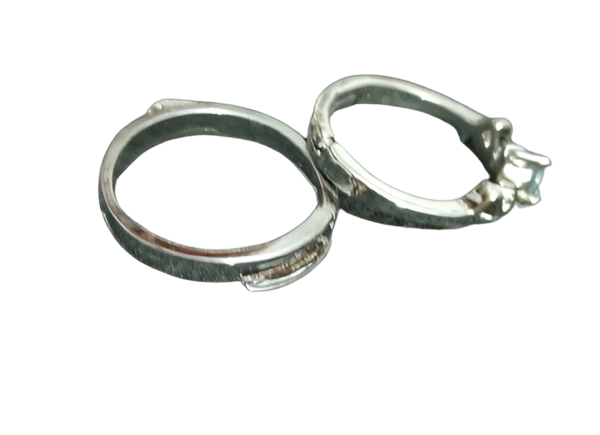 1 pair of couple ring for engagement and friendship gift | stainless steel ring - Image 5