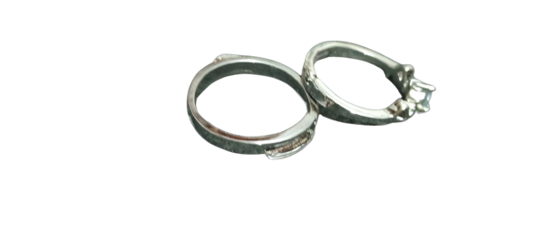 1 pair of couple ring for engagement and friendship gift | stainless steel ring - Image 8