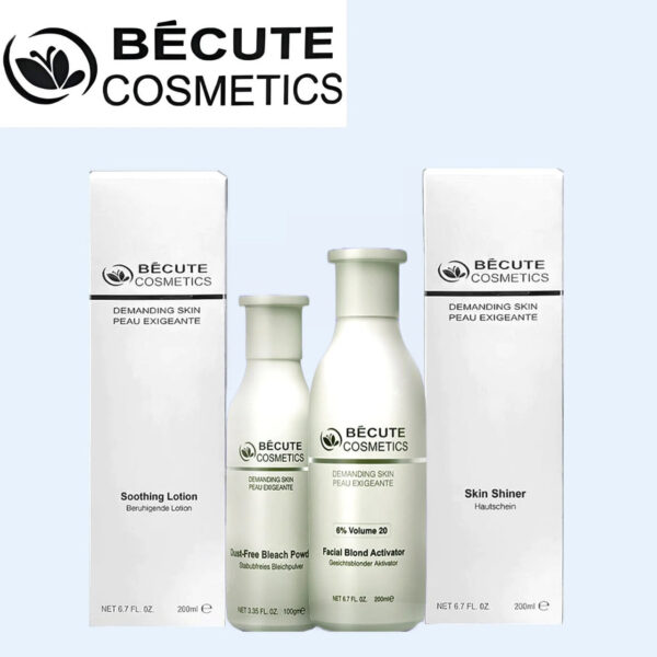 becute skin polish set - becute bleach powder & facial blonde activator - Image 2