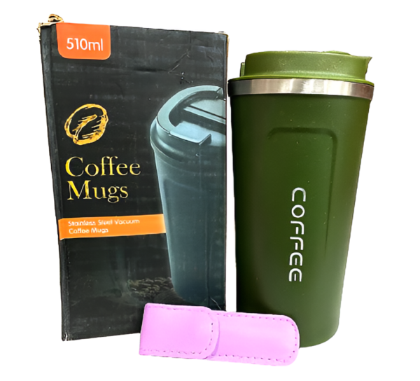 deal pack of 2 - vacuum tea & coffee mug (510 ml) & ear wax cleaner kit (random color)