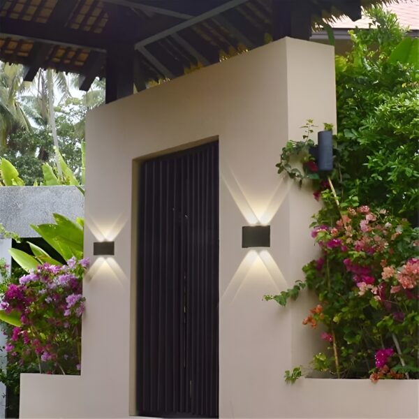 4 way outdoor waterproof wall light, fancy led light for wall, aluminium ip65 waterproof outdoor wall lamps - 4 watts - Image 6