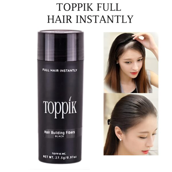 toppik hair building fiber fuller looking hair for men & women (27.5g) - Image 6