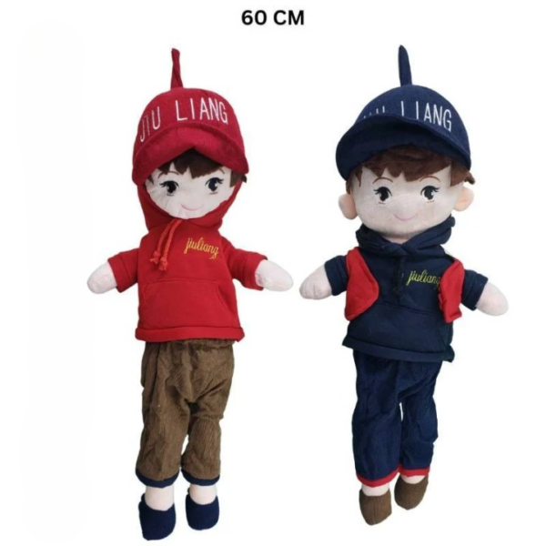 male plush toy stuff boy toy doll for girls & boys - 60cm (random doll)