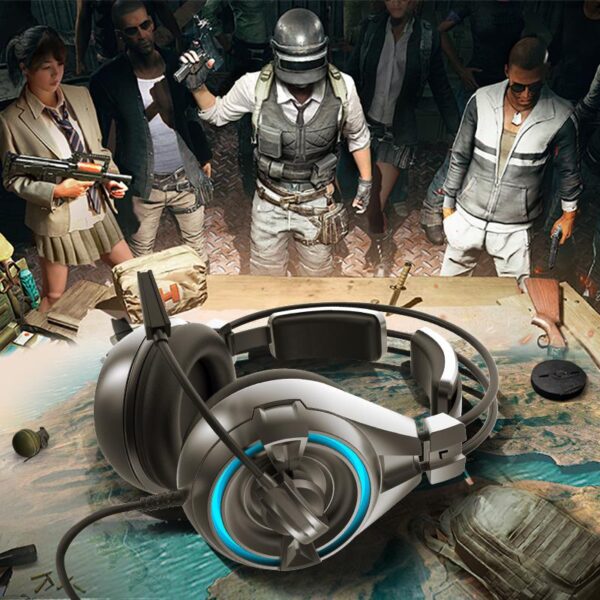 senicc a6 headset usb high quality sound video game headset advance noise canceling technology - Image 11
