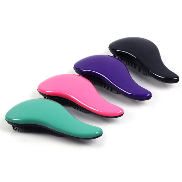 hair brush combs salon gentle anti-static brush (random color) - Image 4