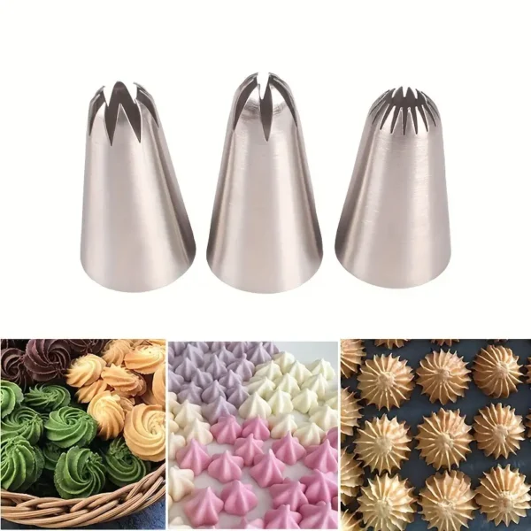 2d cake pastry piping nozzle | cake decoration icing tips nozzle (1 pc) - Image 10