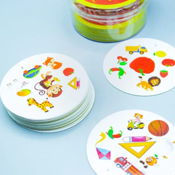 spot it! active play family game 46 cards | multiplayer indoor cards game for kids, men and women fun games - Image 4