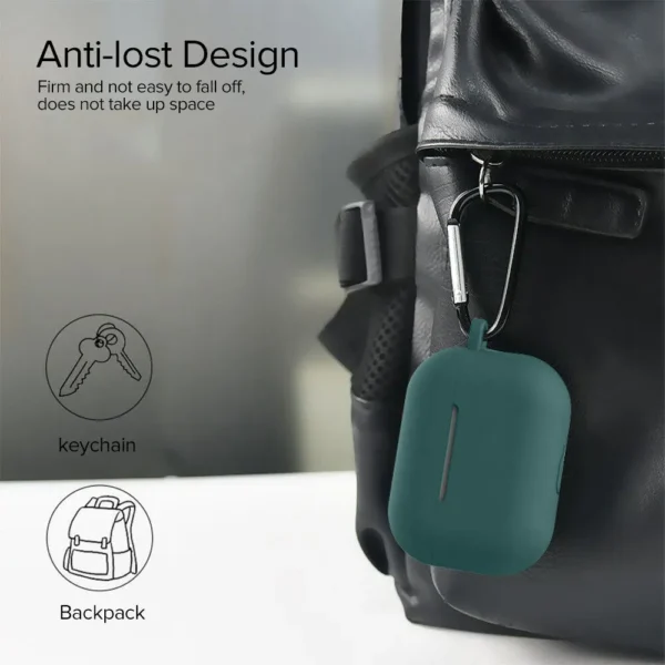 airpords pro 2 silicone case dust water anti-theft protection cove (random color) - Image 3