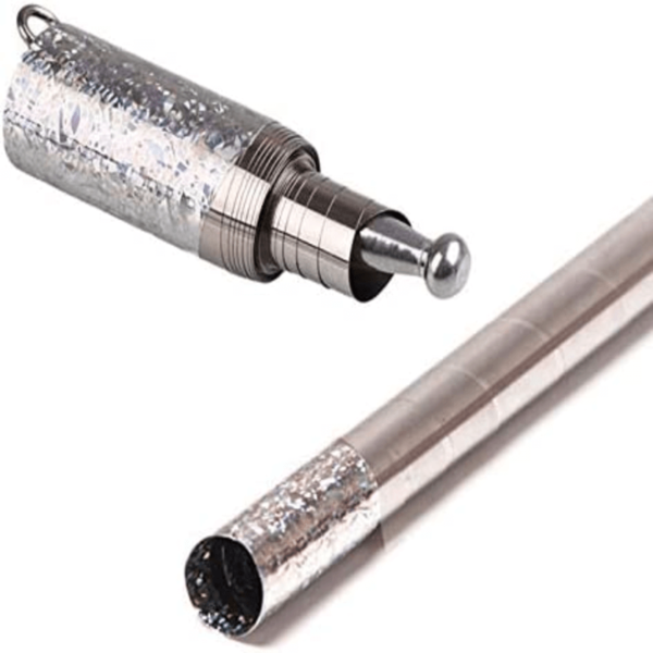 magic extendable metal stick for self defence and fun magic pocket stick (silver) - Image 3