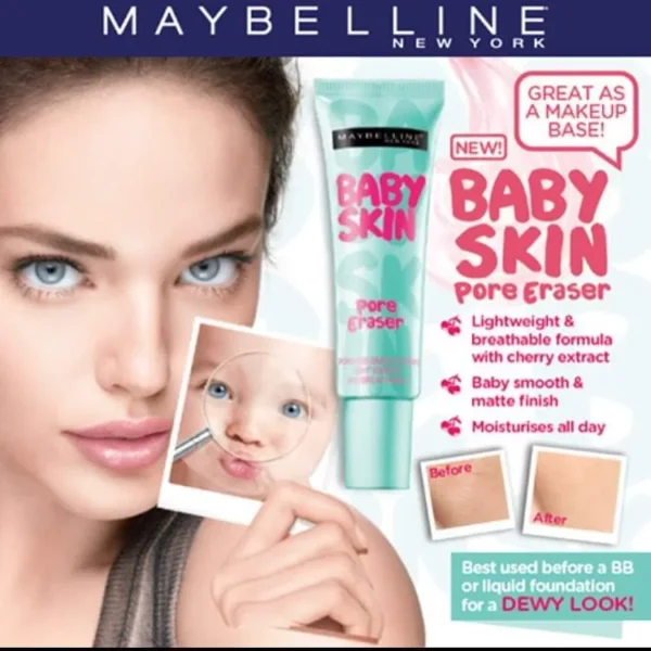 maybelline baby skin instant pore eraser primer matte and poreless primer, 30 ml - Image 6