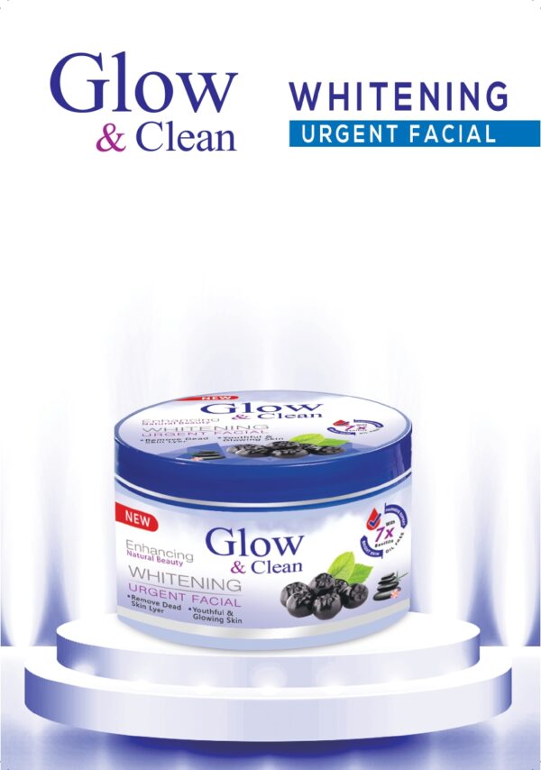 glow & clean whitening urgent facial (jar) deeply cleanse your skin - Image 5