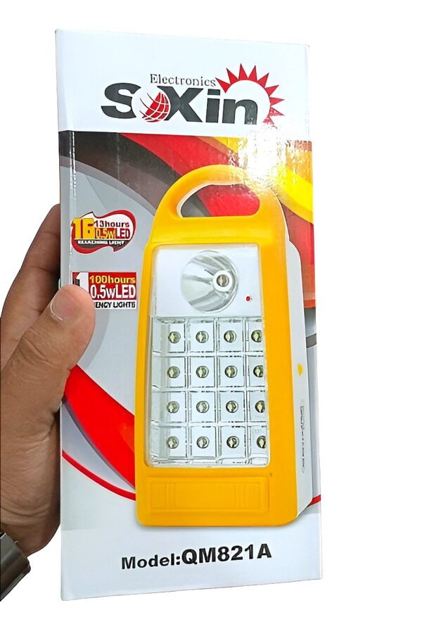 multifunction rechargeable emergency light (qm821a)  (random color)
