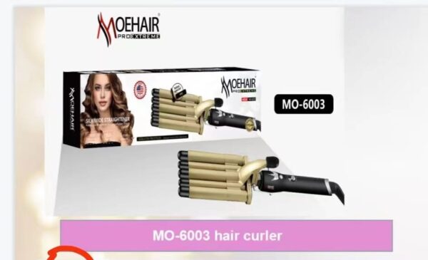 mo-6003  hair curler professional hair straightener for curly and wavy hair 5 tubes - Image 2