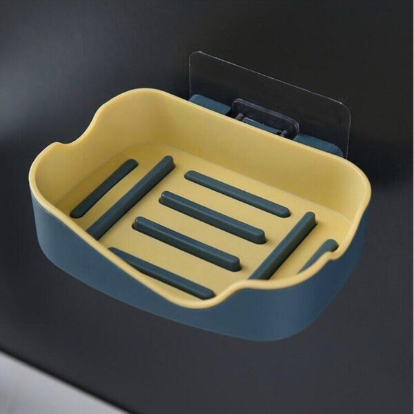 wall mounted soap dish holder for bathroom | wall mounted soap bar, holder rack for shower wall, kitchen, bathroom (random color) - Image 6