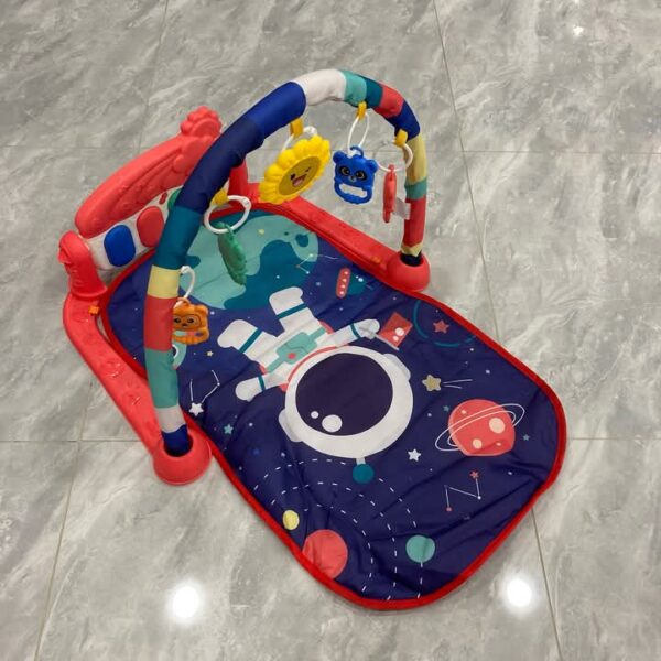 kids musical piano gym mat with music & lights - (imported) (random color) - Image 4