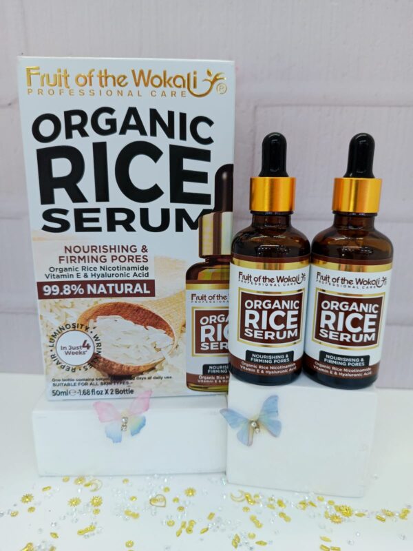 fruit of the wokali rice serum, nourishing n firming pores, 50ml.