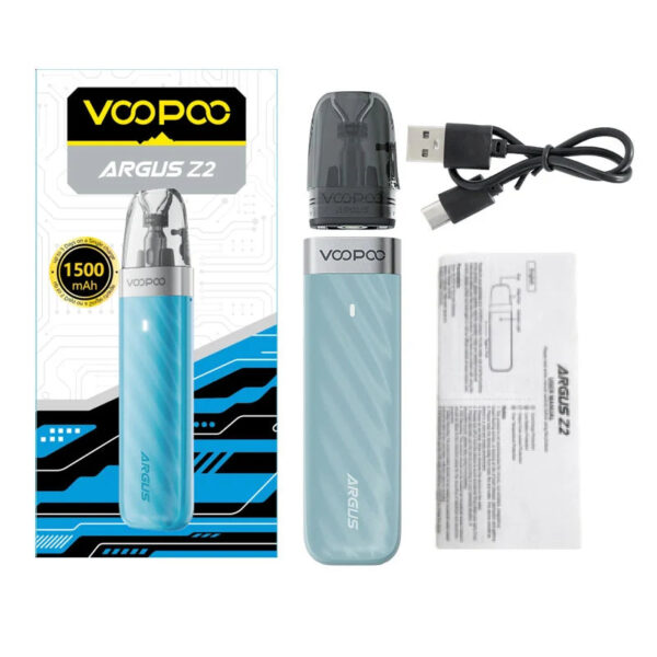 voopoo argus z2 pod kit - 1500mah battery, 3ml cartridge, auto draw, type-c charging ( random color )