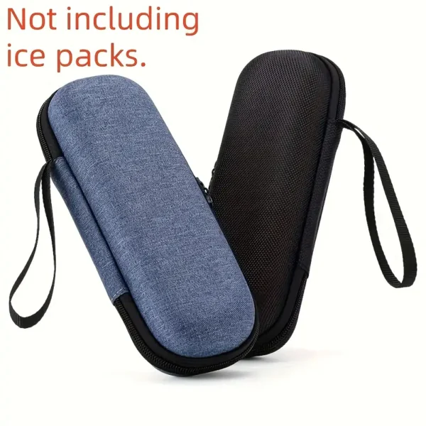 1/2 set insulin pen cooling travel box diabetes medication insulation cooling storage box, with reusable ice packs, suitable for insulin pen and diabetes supplies storage insulation bag (random color) - Image 6