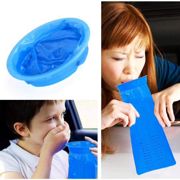 1 piece portable disposable vomiting bag – ideal for travel and use in northern areas | vomit bag