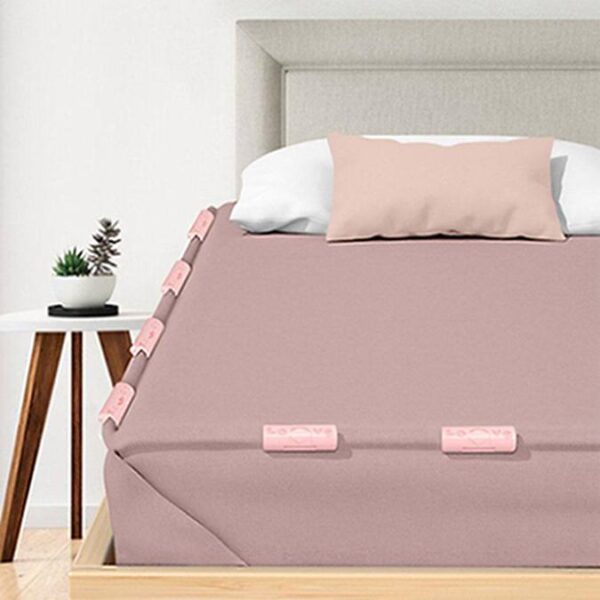 mattress bedsheet fixing clips | bed sheet holder | anti-skid buckle bed cover grippers (random color) - Image 15