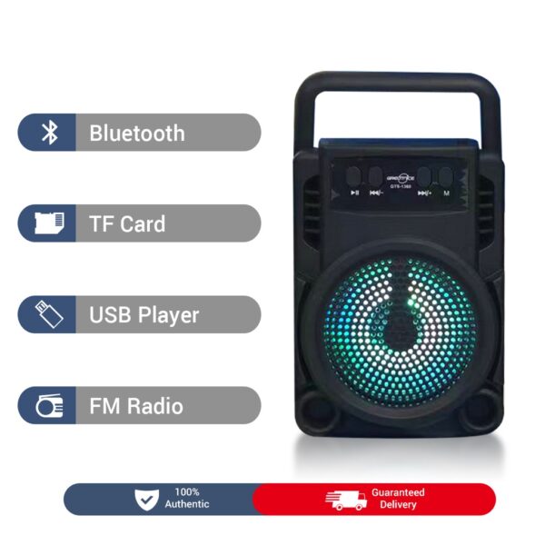 gts-1360 wireless speaker bluetooth rechargeable speaker portable wireless mini 3 inch mini bt speaker - Image 3