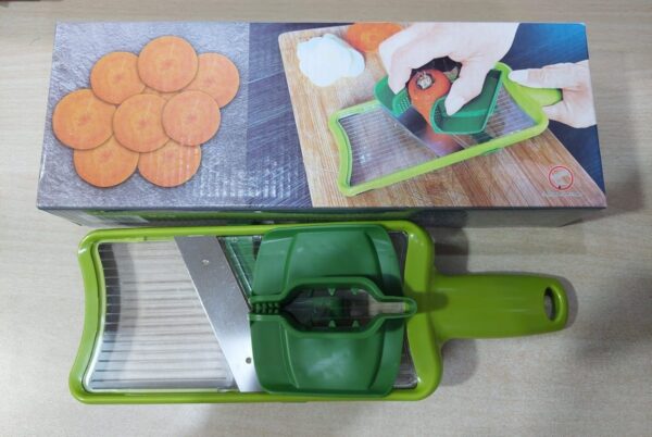multi-grip mandoline, vegetable cutter fruit slicers grater magic kitchen household slicer(random color) - Image 3