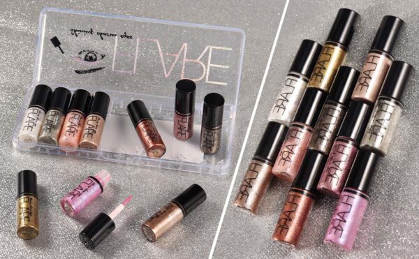 10 colors glitter liquid eyeliner shining eyeliner set for girls .