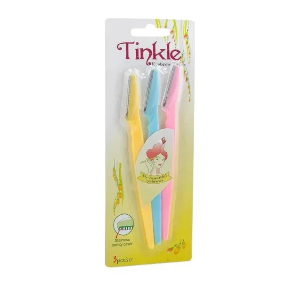 tinkle eyebrow razor, hair trimmer shaver and tough up tool, facial razor for girls