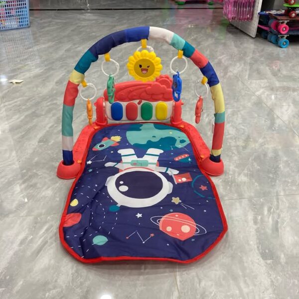 kids musical piano gym mat with music & lights - (imported) (random color) - Image 2