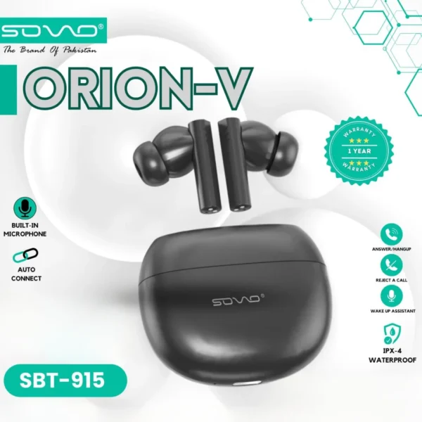 sovo orion-v sbt-915 high-fidelity super bass airpods - Image 5