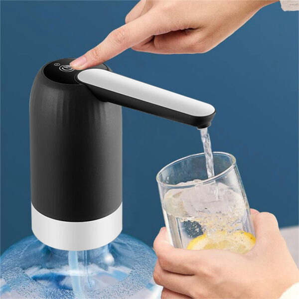 drinking water bottle pump automatic drinking water pump mini portable household water dispenser usb one click drinking water - Image 7