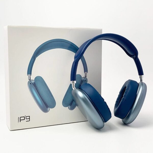 p9 wireless bluetooth headphones adjustable over-the-ear stereo headset | best quality wireless headphones (random color) - Image 7