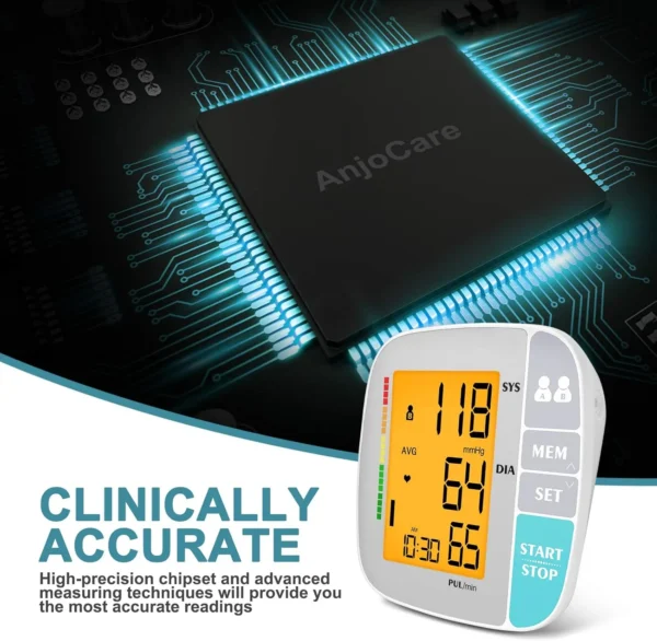 tmb-1873 electric blood pressure monitor arm type / automatic digital accurate upper arm bp machine - Image 9