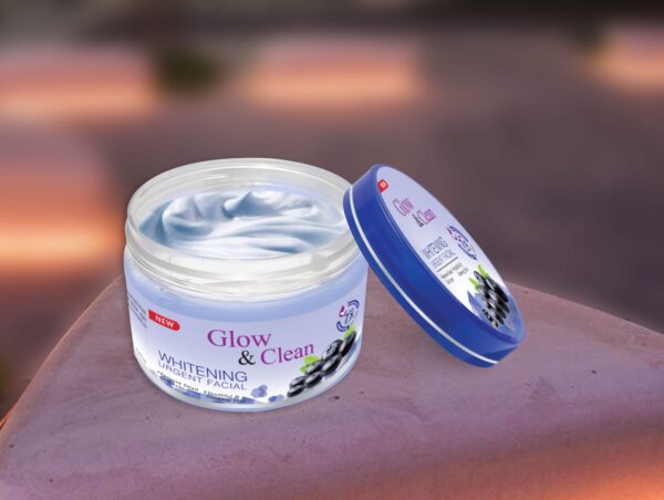 glow & clean whitening urgent facial (jar) deeply cleanse your skin - Image 3