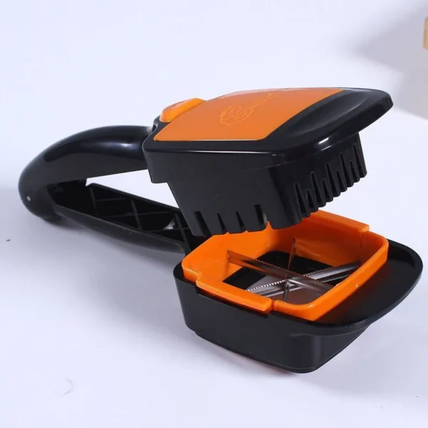 nicer dicer quick fruit vegetable cutter 5 in 1 slicer speedy chopper (random color) - Image 9
