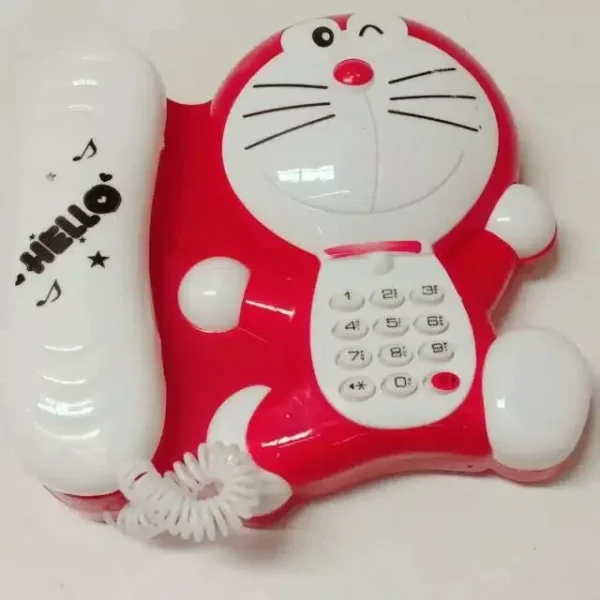 doremon telephone for kids learning talk on phone for kids boys girls (random color) - Image 6