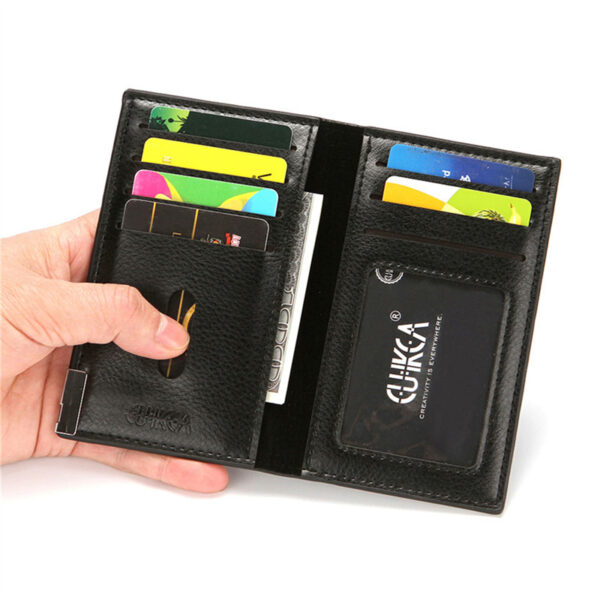 men pu leather wallet business clutch bag multi card slot credit card holder | best quality wallet for men - Image 6