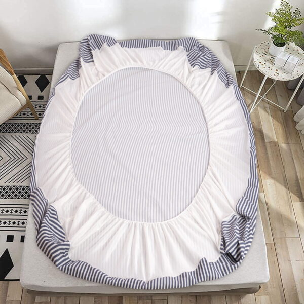 100% waterproof mattress protector cover is made of polish fabric,  (random color) - Image 9