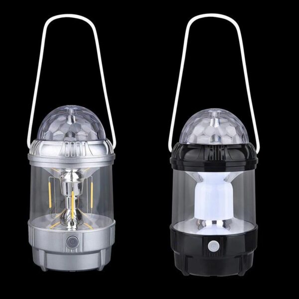 rechargeable 2-in-1 outdoor camping lamp & disco/fancy light stage light with usb cable (random color) - Image 17