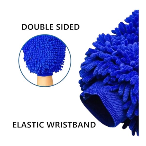 microfiber double-sided cleaning gloves - ideal for house and car cleaning - Image 3