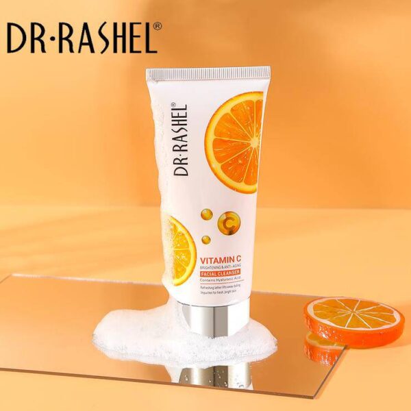 pack of 3 dr rashel vitamin c - day & night cream + facial cleanser with hyaluronic acid - Image 9