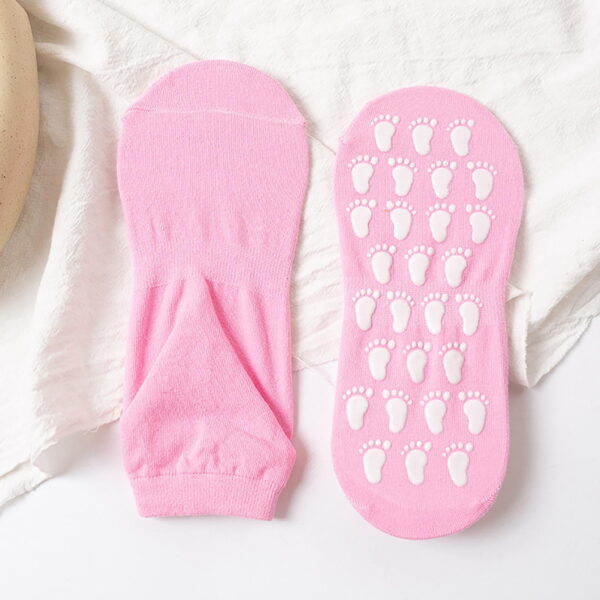 spa gel socks, ultra soft silicone full foot/heel protection socks - Image 5