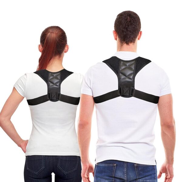 sn-660 smart care brand posture corrector upper back support strong grip shoulder support relief and back pain relief belt - adjustable posture support brace for men and women - Image 7