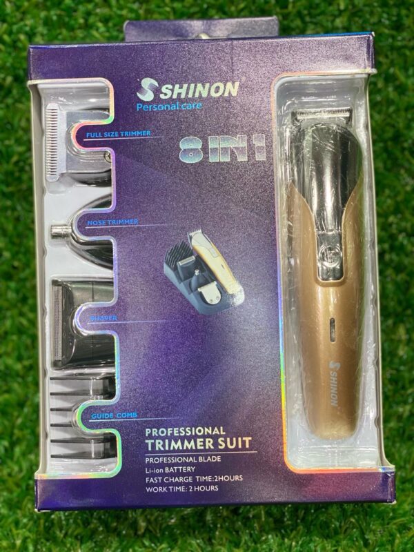 shinon | personal care 8 in 1 professional trimmer suit