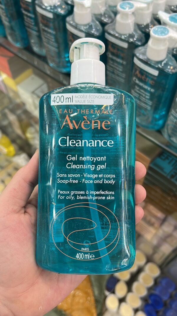 2in1 avene cleanance soap-less cleansing gel 400 ml - Image 3
