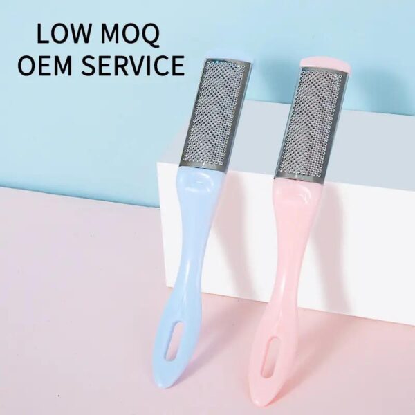 2 in 1 latest hot sale foot file pedicure professional foot rasp hard skin remover tool and nails   ( random color)
