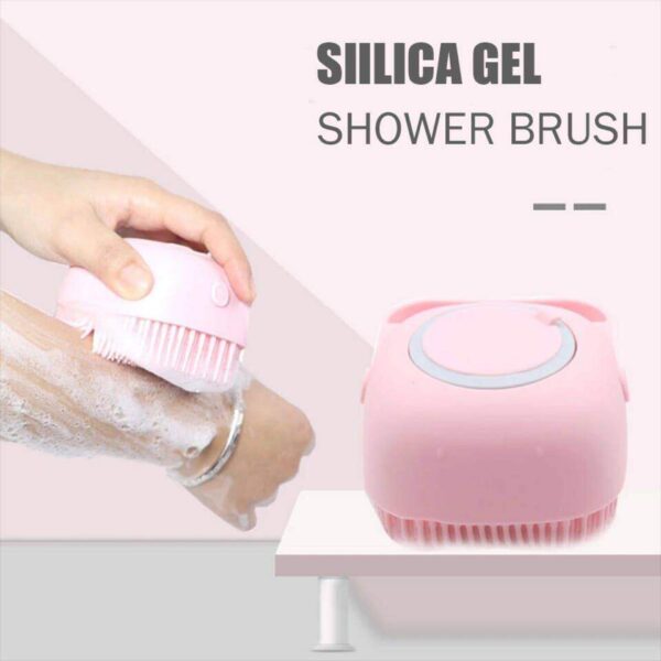 combo deal of 4 in 1 foot scrubber – 4 step pedicure (cleanse, scrub, file and buff) + silicone bath brush | bath brush scrubber ) ( random color ) - Image 8