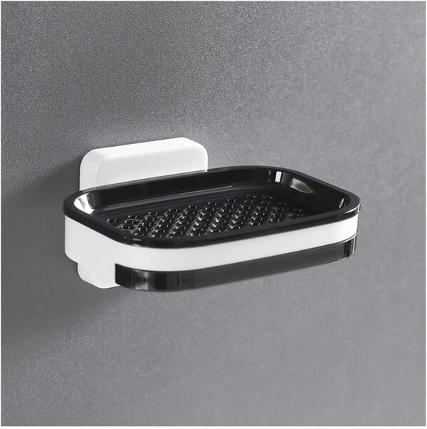 wall mounted soap holder with draining tray holder for bathroom | bar, holder rack for shower wall, kitchen, bathroom(random color) - Image 2