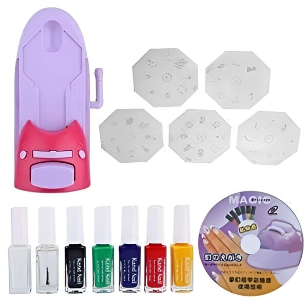 diy nail art magic machine | nail art diy printing machine - Image 3