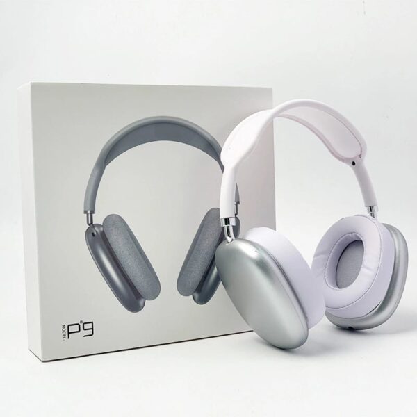 p9 wireless bluetooth headphones adjustable over-the-ear stereo headset | best quality wireless headphones (random color) - Image 6